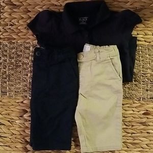 Toddler Girl School Uniform Set